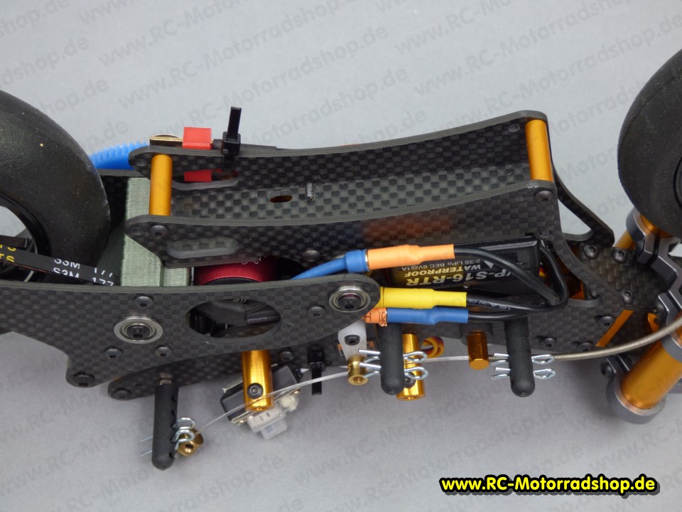 Z-218B: Motorradmodell Z-218B im Maßstab 1:8 von ZH-Racing (inkl. Brushless-Set + 2 Servos) Z-218B